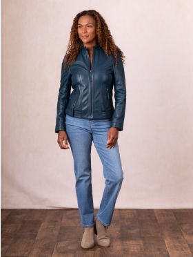 Threlkeld Leather Jacket in Balsalm