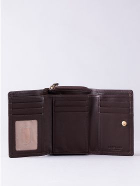 Small Leather Purse in Brown