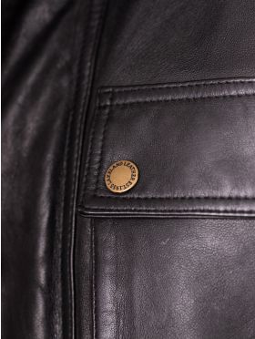 Burnmoor Leather Jacket in Black