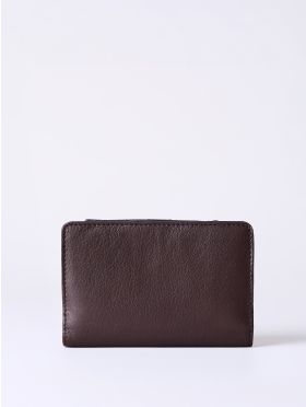 Newby Small Leather Purse in Chocolate