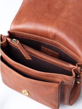 Patterdale Leather Cross Body Bag in Brown