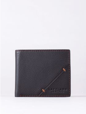 Allerdale Leather Bi-Fold Wallet in Dark Brown