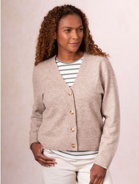 Juniper Wool Blend Cardigan in Oatmeal