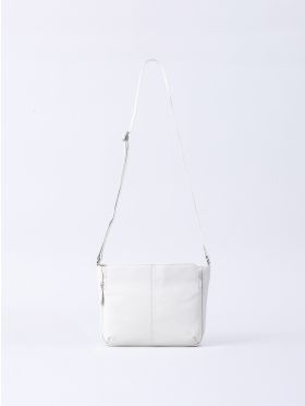Ambleside Leather Cross Body Bag in White