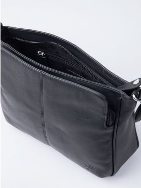 Ambleside Leather Cross Body Bag in Black | Lakeland Leather