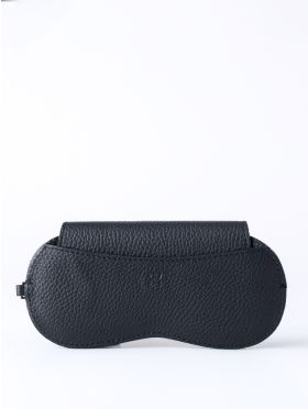 Tarraby Leather Glasses Case in Black