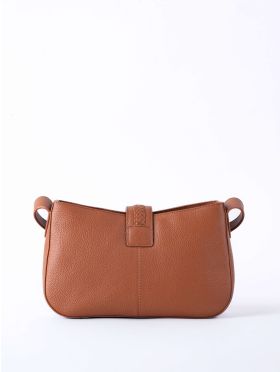 Dalston Leather Cross Body Bag in Tan