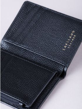 Newton Leather Purse in Black