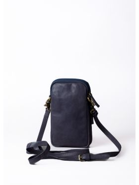 Harstone Leather Travel Bag in Blue