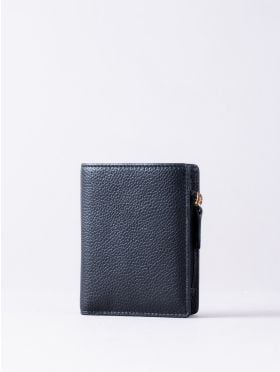 Newton Leather Purse in Black