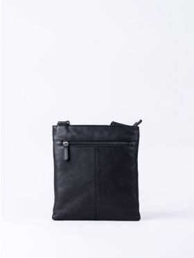 Allerdale Leather Cross Body Bag in Black
