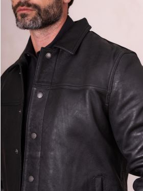 Endmoor Leather Jacket in Black