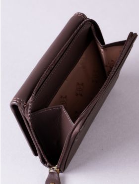 Small Leather Purse in Brown