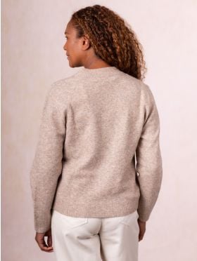 Juniper Wool Blend Cardigan in Oatmeal