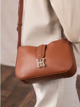 Dalston Leather Cross Body Bag in Tan