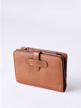 Newby Small Leather Purse In Tan