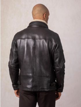 Gosforth Leather Coat in Brown | Lakeland Leather