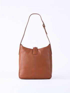 Dalston Leather Hobo Bag in Tan