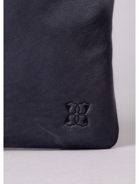 Harstone Mini Leather Cross Body Bag in Blue