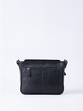 Ambleside Leather Cross Body Bag in Black
