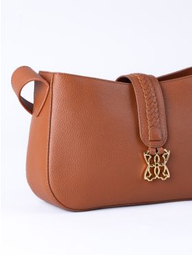 Dalston Leather Cross Body Bag in Tan