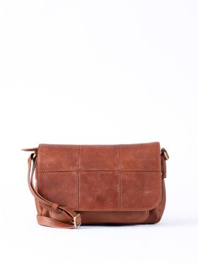 Patterdale Leather Cross Body Bag in Brown