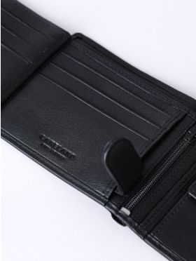 Burneside Leather Wallet in Black