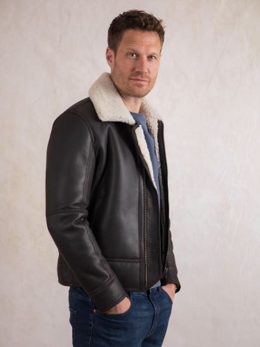 ジャケット・アウター 00s ekam sheepskin leather jacket kari | EKAM 00's High-Neck Asymmetric Sheepskin Leather Jacket