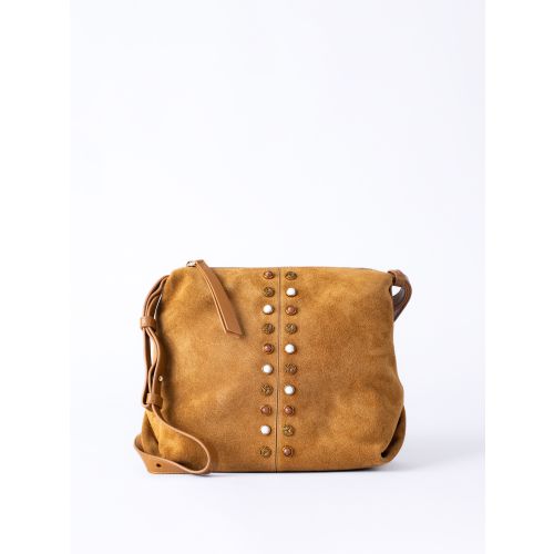Buttermere Suede Cross Body Bag in Cognac