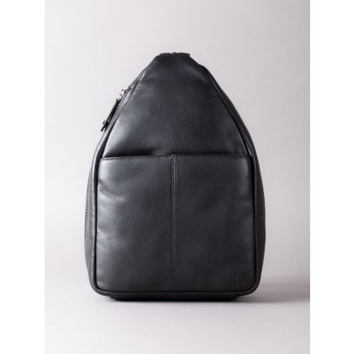 Langdale Leather Backpack in Black