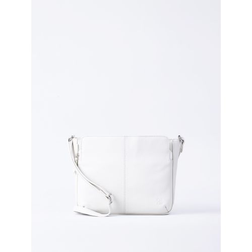 Ambleside Leather Cross Body Bag in White