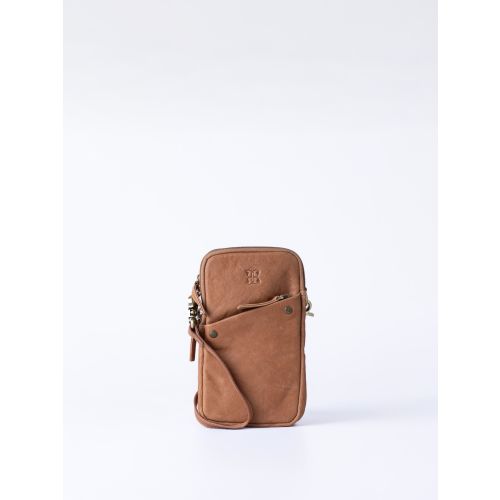 Harstone Leather Travel Bag in Taupe