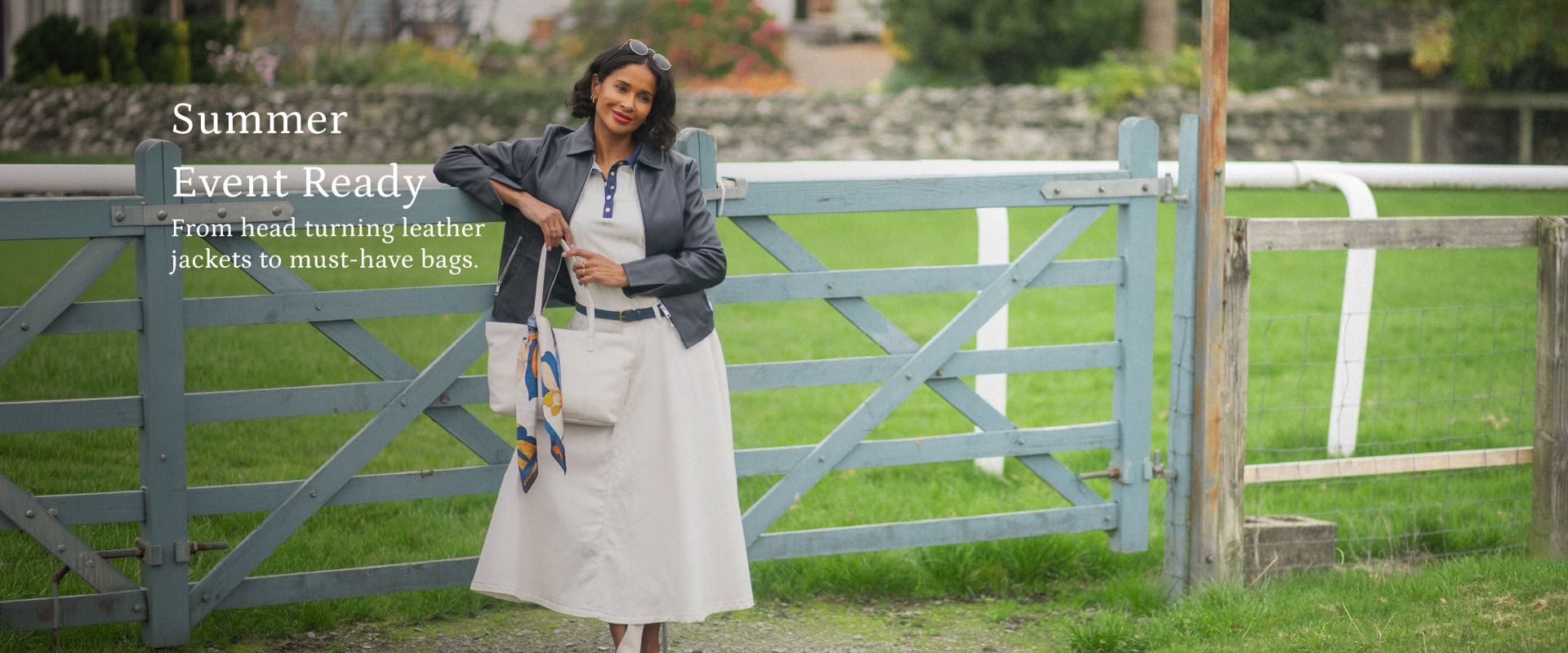 Handbags and leather jackets