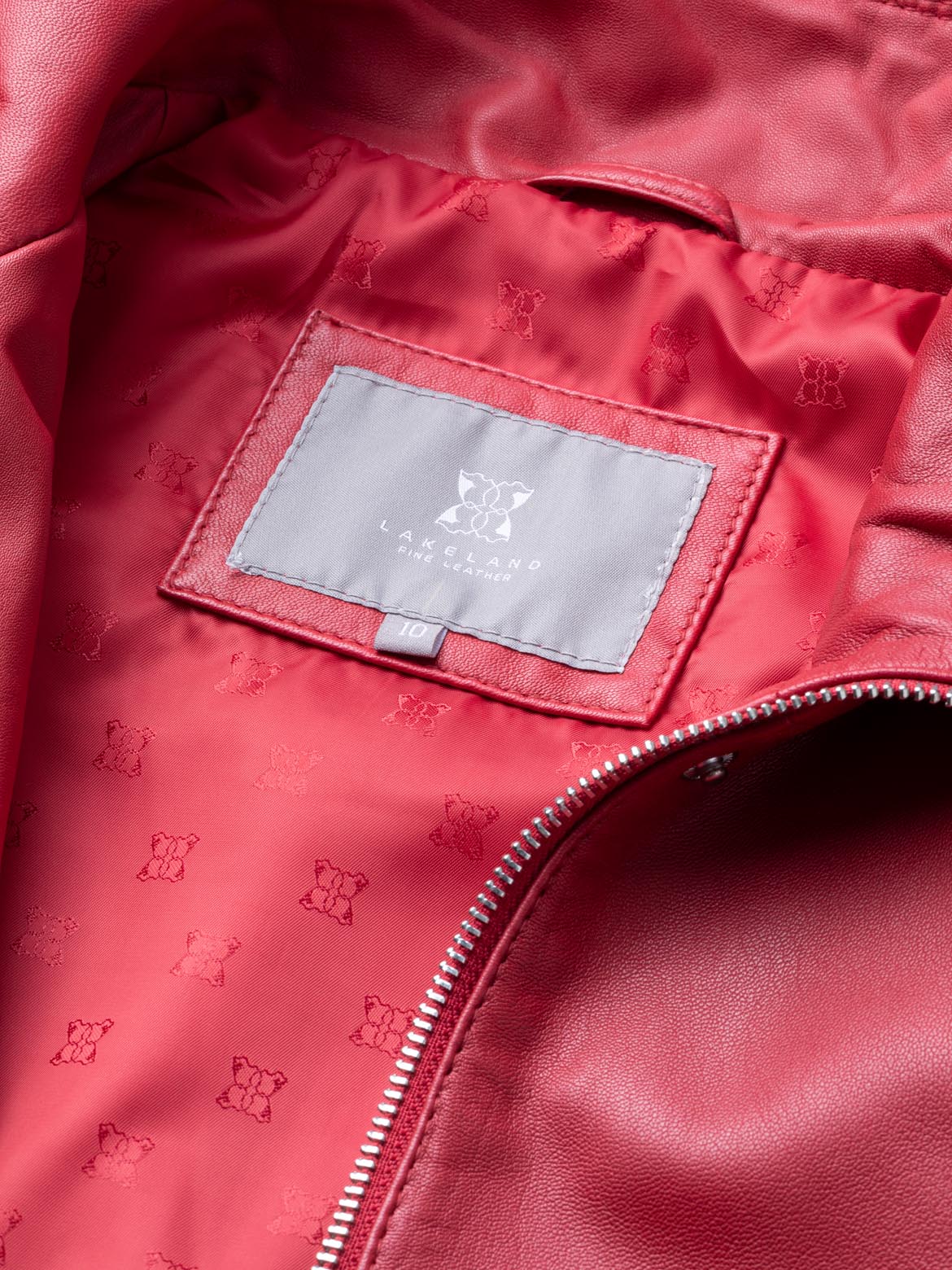 Lakeland Leather Levens Leather Field Jacket in Red Lakeland Leather